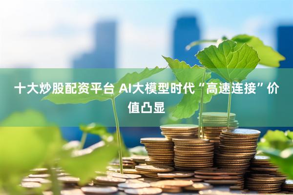 十大炒股配资平台 AI大模型时代“高速连接”价值凸显